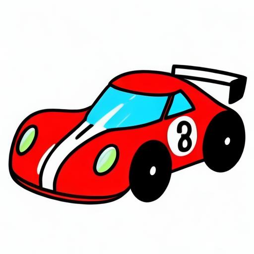 粉丝创意：打造属于自己的赛车装饰，赛车装饰简笔画