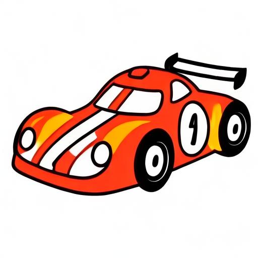 粉丝创意：打造属于自己的赛车装饰，赛车装饰简笔画